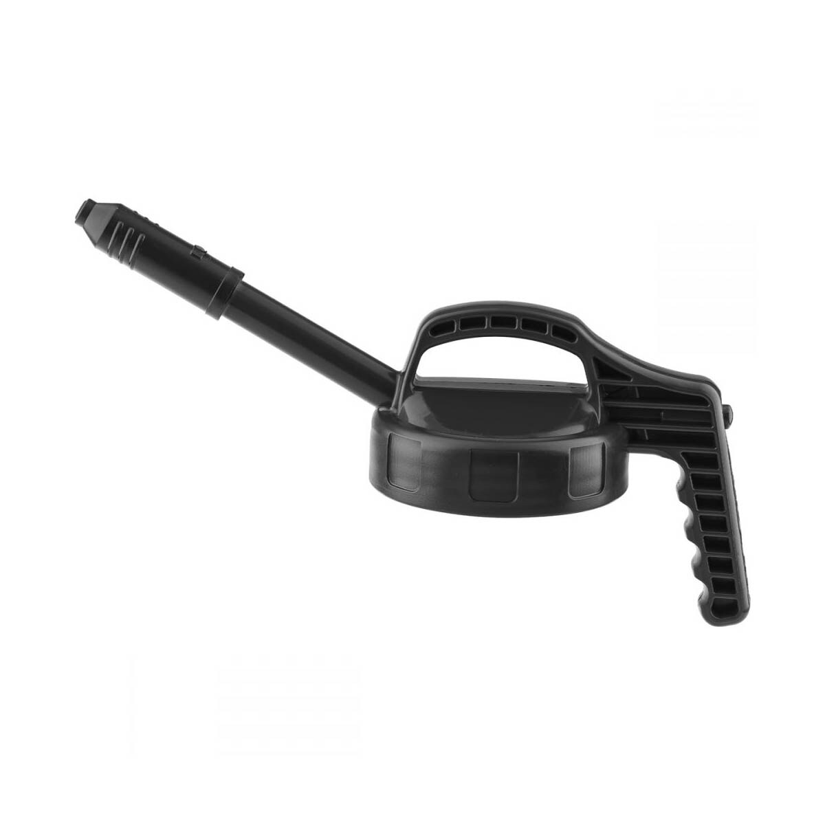 OilSafe® Stretch Spout Lid – Black (SKU: 100301)