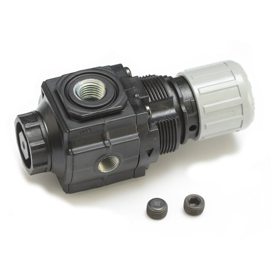 GRACO Air Regulator, 1/2(f) Inlet/Outlet, 0-125 psi (0-8.6 bar), Zinc Plated (Part No. 116513)