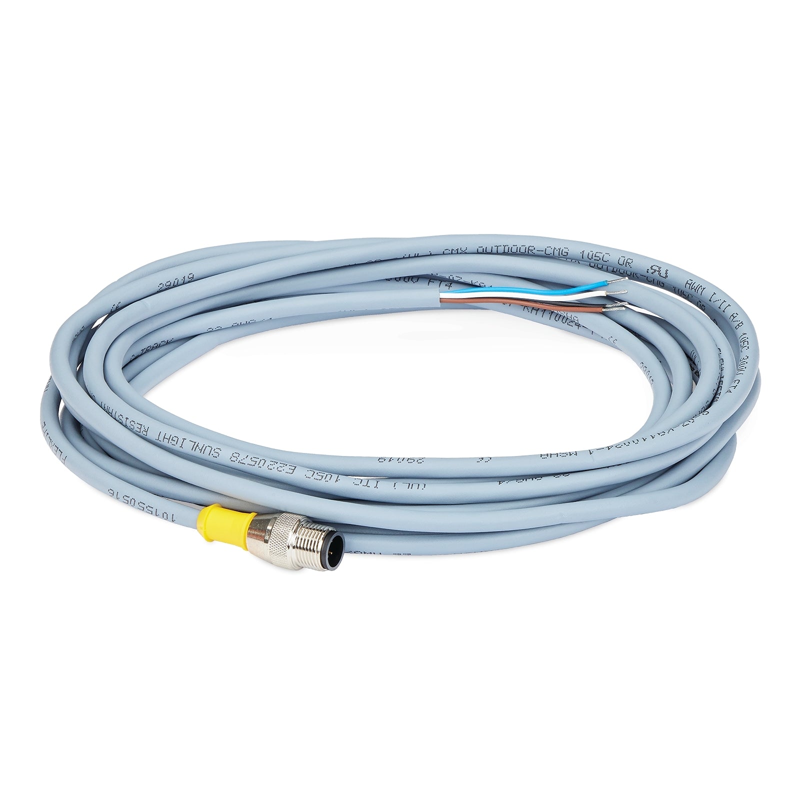 GRACO Accessory Cable for G-Series Pumps - 16 foot, M12 Connector (Male) x Flying Leads (Part No. 124300)