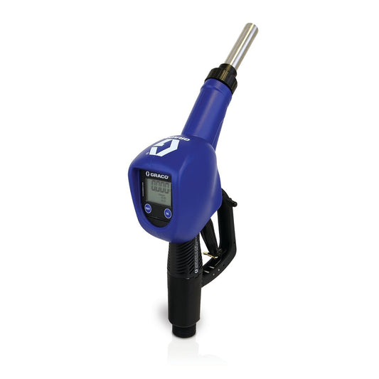 Graco 127650 Ld Automatic Nozzle With Built-In Electronic Turbine Meter, With Stainless Steel Breakaway Spout Innoflo Solutions