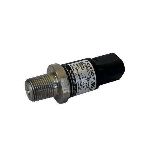 GRACO Pressure Transducer, Analog Sensor, 0-5000 psi (345 bar), 0.5-4.5 VDC, 3-Pin Electrical Connector, 3/8 NPT Male, Watertight SST Body (Part No. 133357)