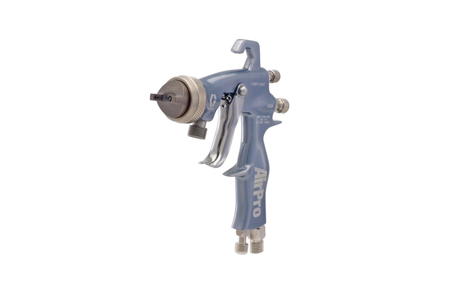 GRACO AirPro Air Spray Pressure Feed Gun, Compliant, 0.055 inch (1.4 mm) Nozzle (Part No. 288945)