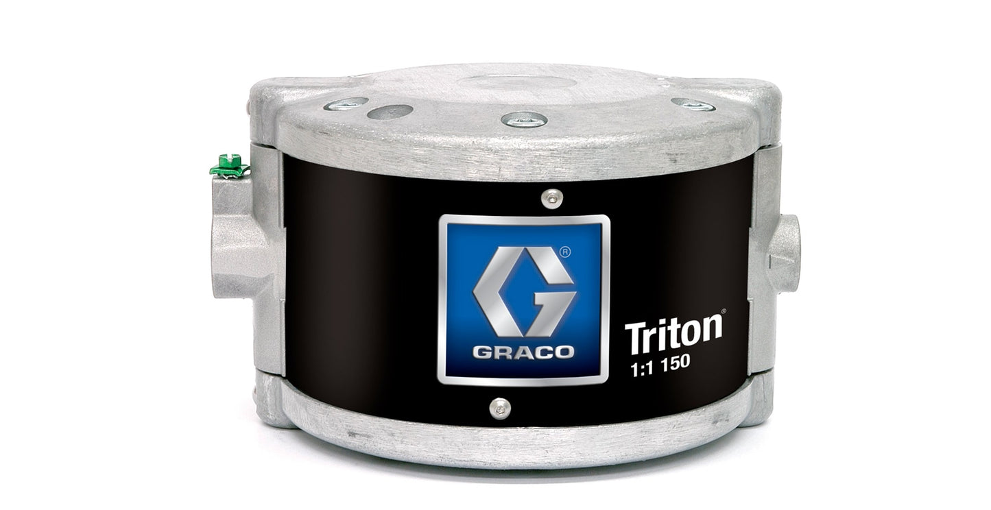 GRACO Triton Air-Operated Diaphragm Pump, Bare, Aluminum, NPT (Part No. 233500)