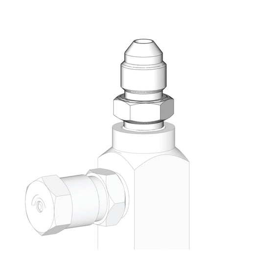 GRACO JIC-4 Male Outlet Fitting, Stainless Steel (Part No. 17B169)