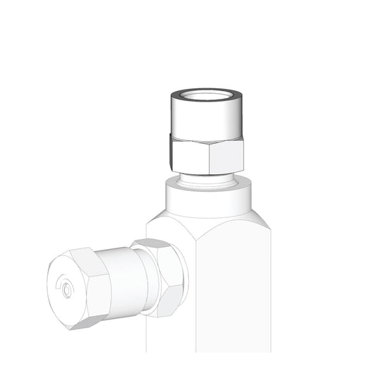 GRACO Outlet Fitting, 1/8 NPT(f) Outlet, Carbon Steel (Part No. 17B780)