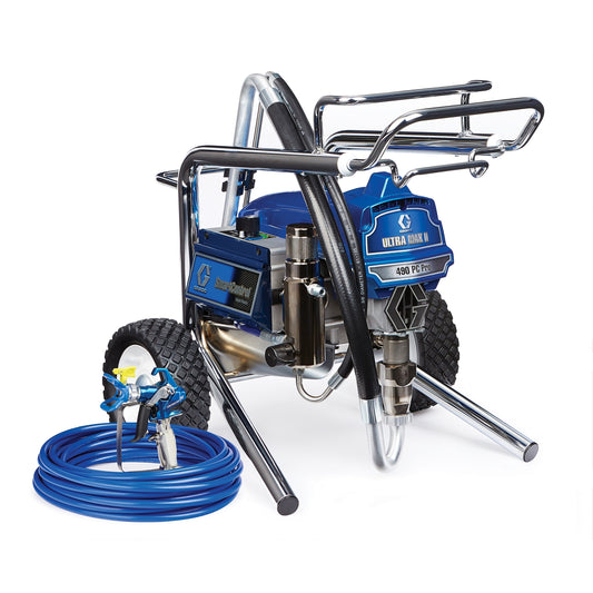 GRACO Ultra Max II 490 PC Pro Electric Airless Sprayer, Lo-Boy (Part No. 17E853)