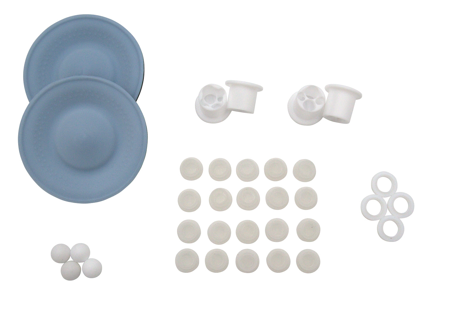 GRACO Fluid Section Rebuild Kit for Air Operated Double Diaphragm Pump (Part No. 17F120)
