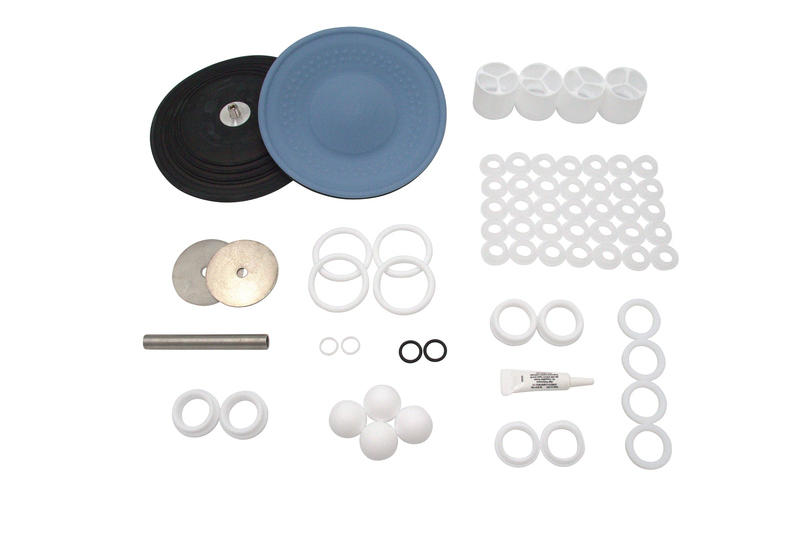 GRACO Fluid Section Rebuild Kit, 1/4" Intake (Part No. 17F132)