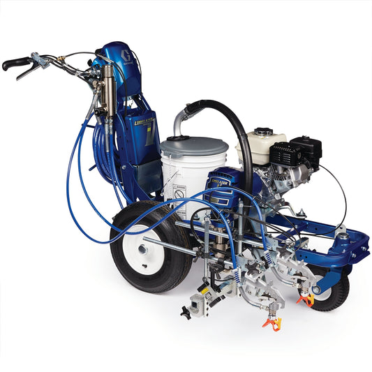 GRACO LineLazer V 3900 HP Automatic Series Gas Airless Line Striper, 2 Auto Guns (Part No. 17H453)