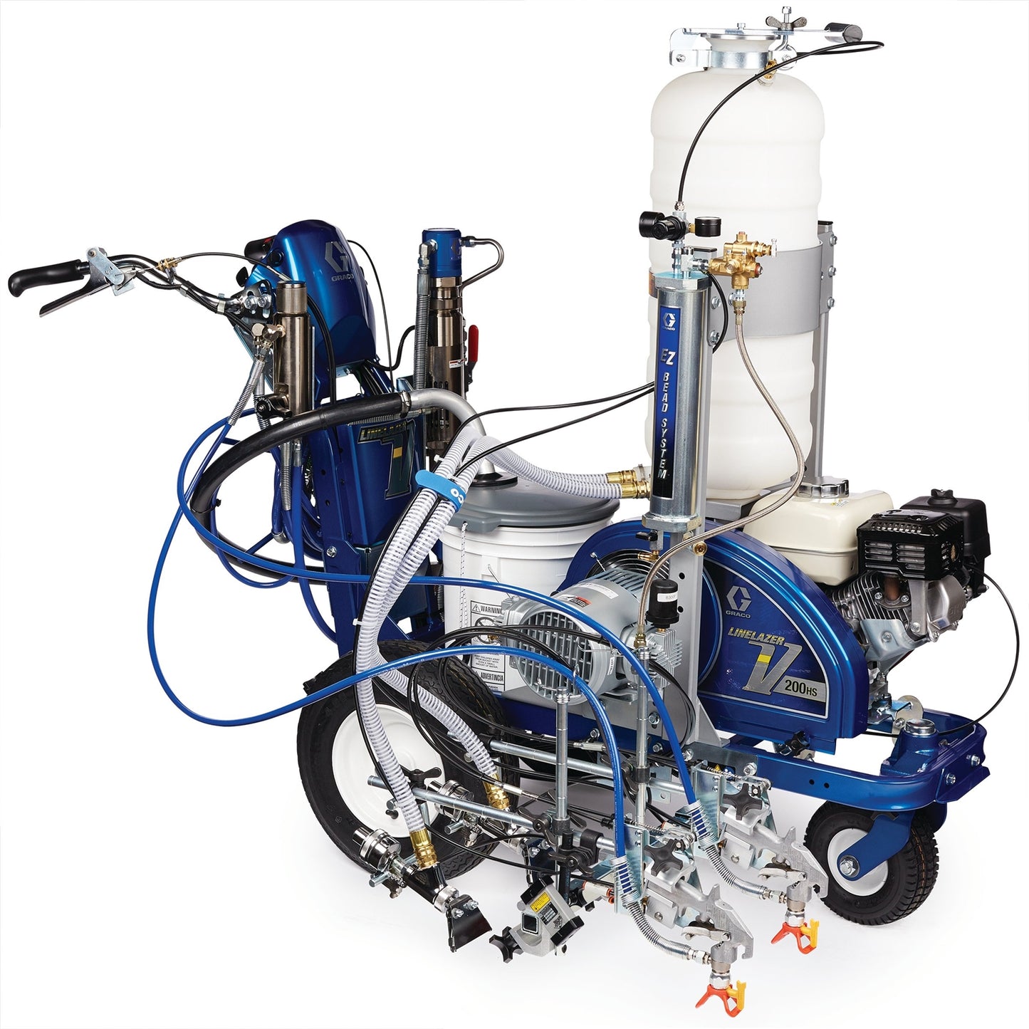 GRACO LineLazer V 200HS HP Reflective Series Gas Hydraulic Airless Line Striper, 2 Auto Guns (Part No. 17H465)