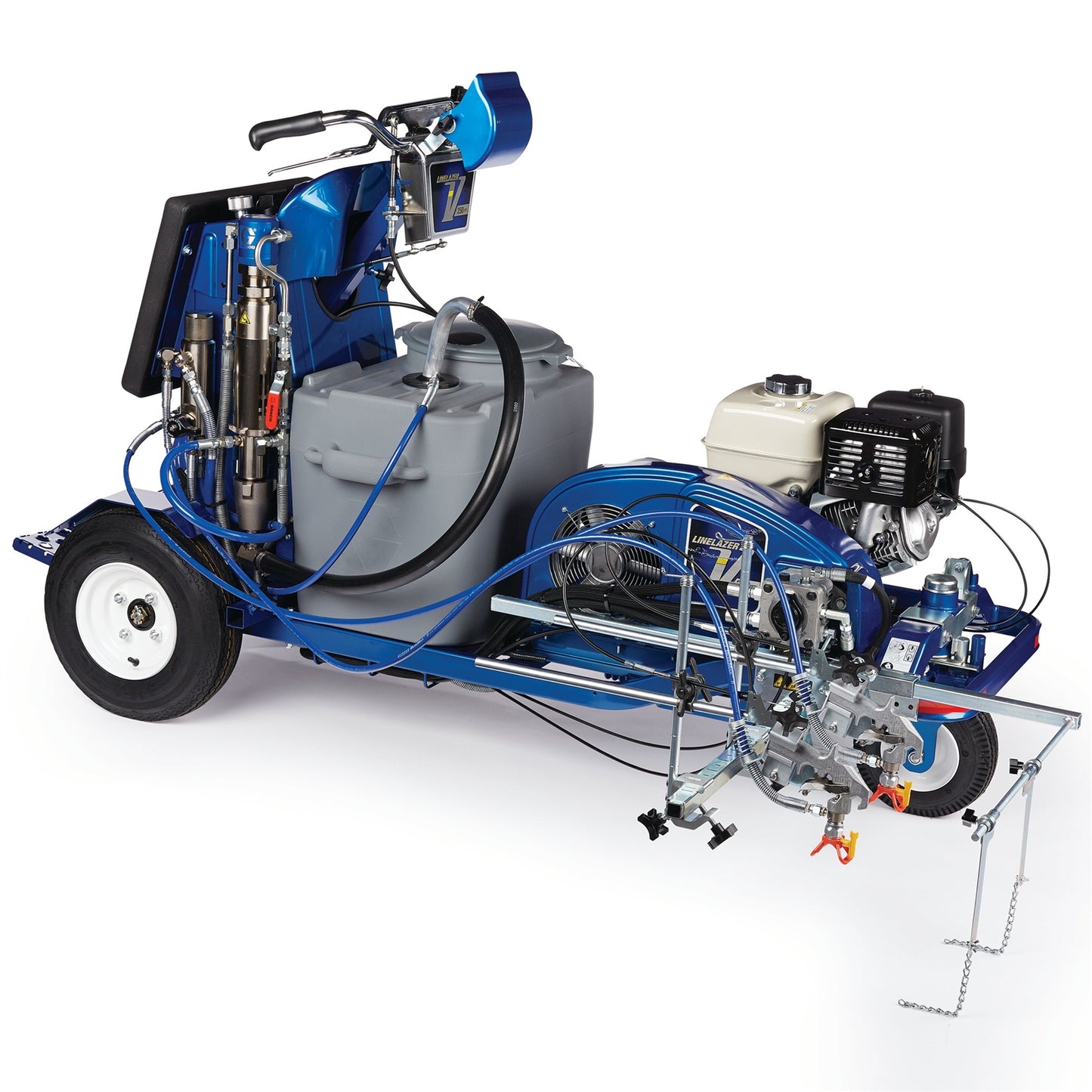 GRACO LineLazer V 250SPS HP Automatic Series Self-Propelled Gas Hydraulic Airless Line Striper, 2 Auto Guns (Part No. 17H467)