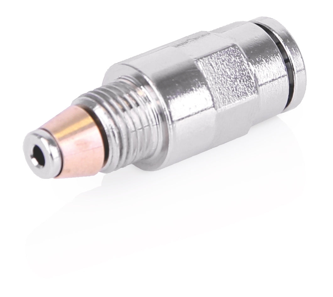 GRACO CSP Outlet Fitting - G-Lock Push-To-Connect Stud - 1/4 inch Hose Stud x M10 with Check Valve, 2000 psi (Part No. 17L441)