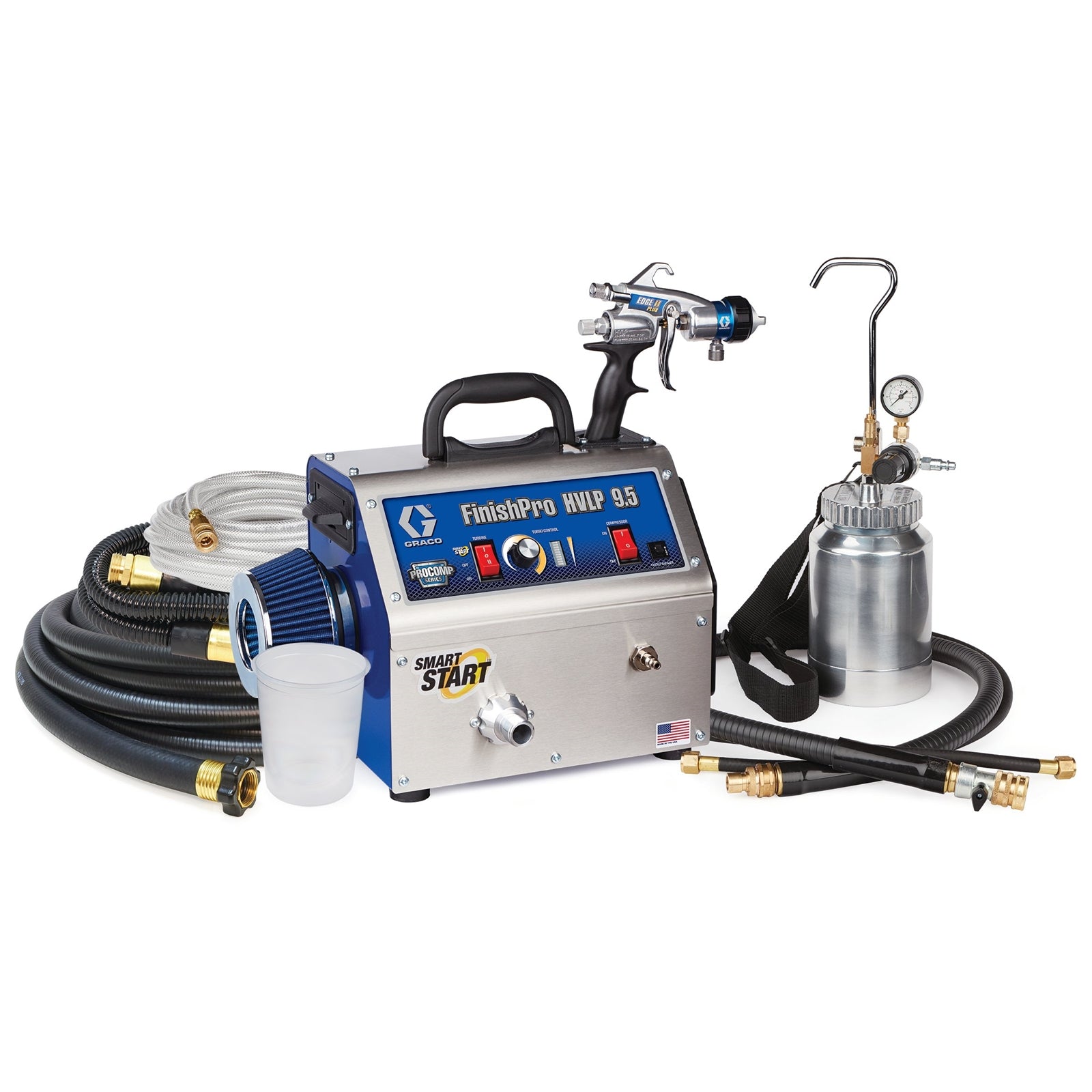 GRACO FinishPro HVLP 9.5 ProComp Series Sprayer (Part No. 17N269)