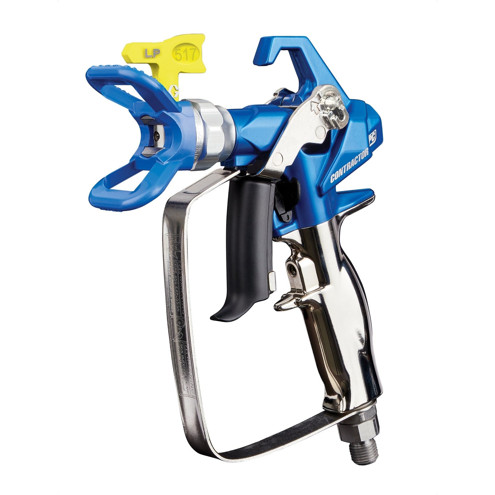 GRACO Contractor PC Airless Spray Gun with RAC X LP 517 SwitchTip (Part No. 17Y043)