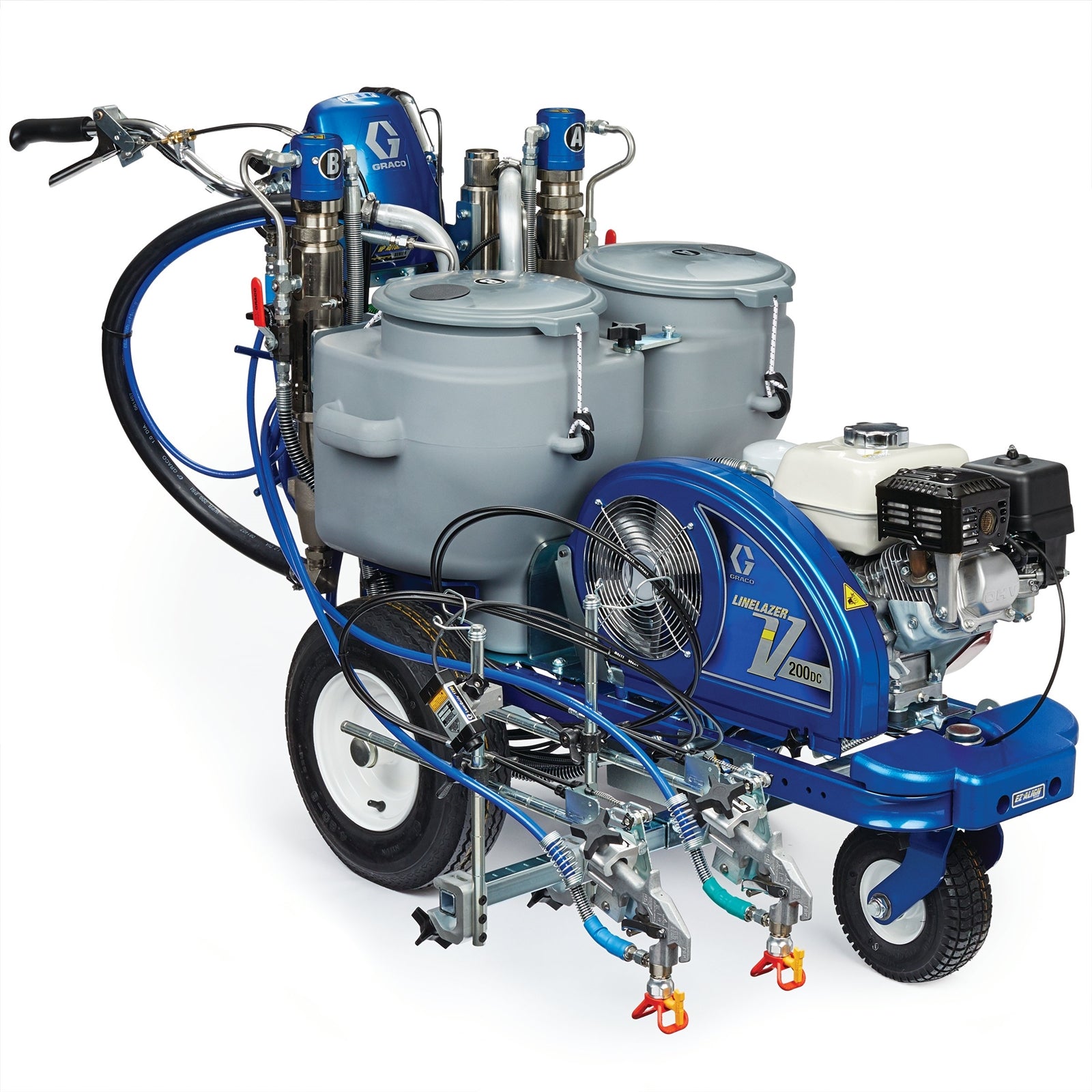 GRACO LineLazer V 200DC HP Automatic Series Airless Line Striper, 2 Auto Guns (Part No. 17Y269)