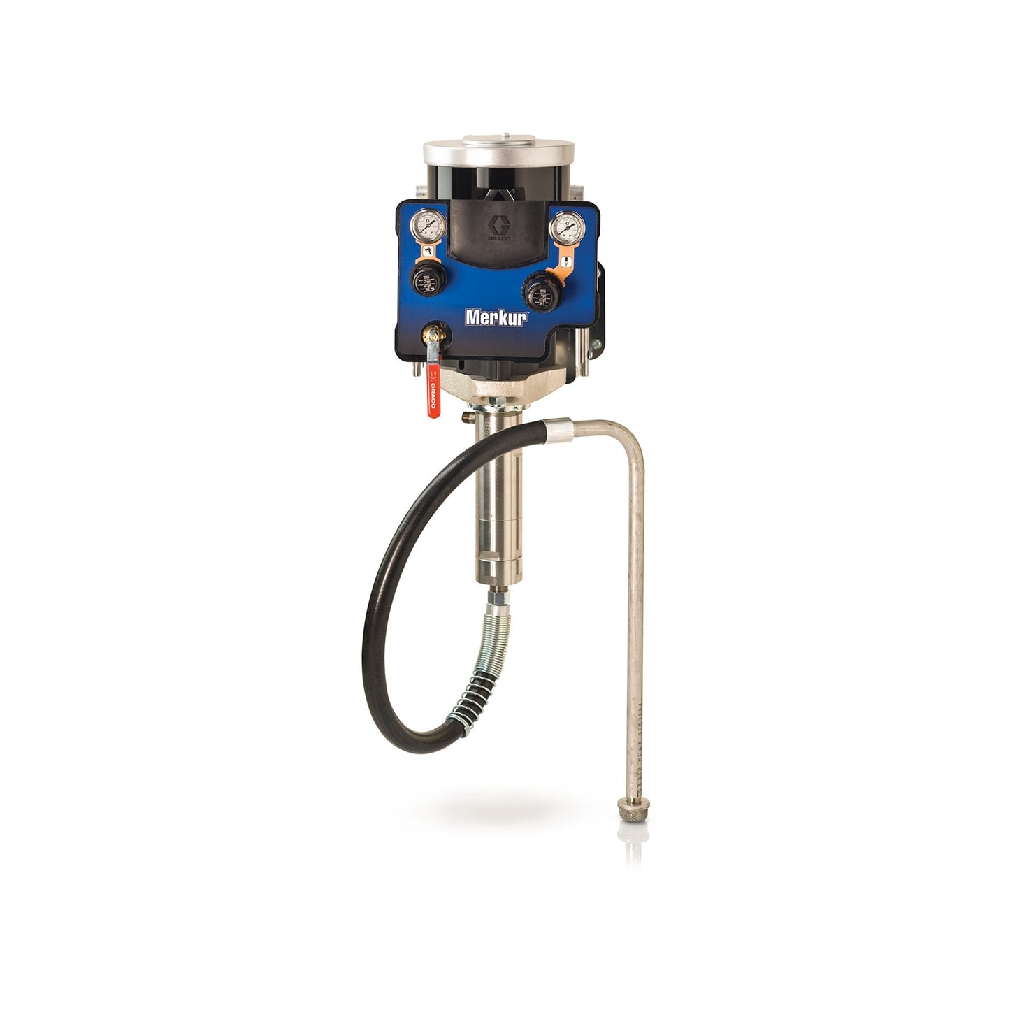 Graco G28W03 28:1 Merkur Pump, 2 gpm (7.5 lpm) fluid flow, Wall Mount, Pump Air Controls, Suction Hose, Fluid Filter Innoflo Solutions