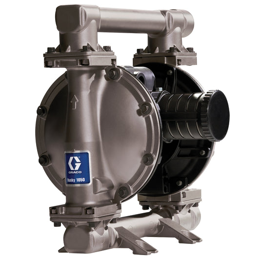GRACO Husky 1050 SS 1 in. (25.4 mm) NPT Pump, PP Center Section, SS Seats, PTFE Balls & PTFE Diaphragm (Part No. 651161)