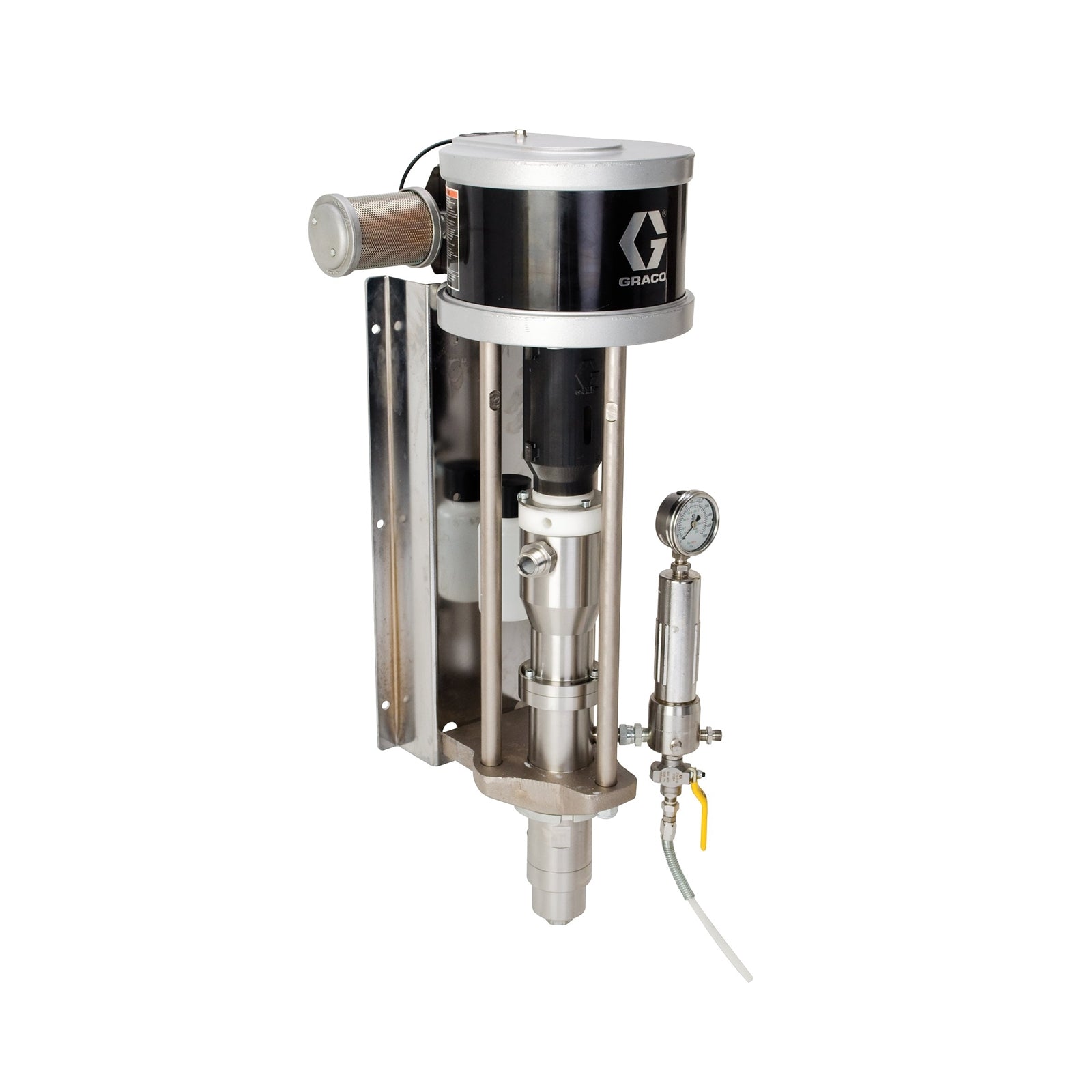 GRACO Merkur™ Bellows 23:1 Ratio Pump Package with Wall Mount, V-Packing & DataTrak (Part No. G23B02)