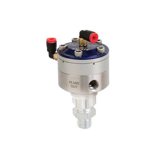 GRACO 1:1 Precision Flow Fluid Pressure Regulator, 90 psi (6.2 bar) max pressure, silver ratio spacer (Part No. 24C375)