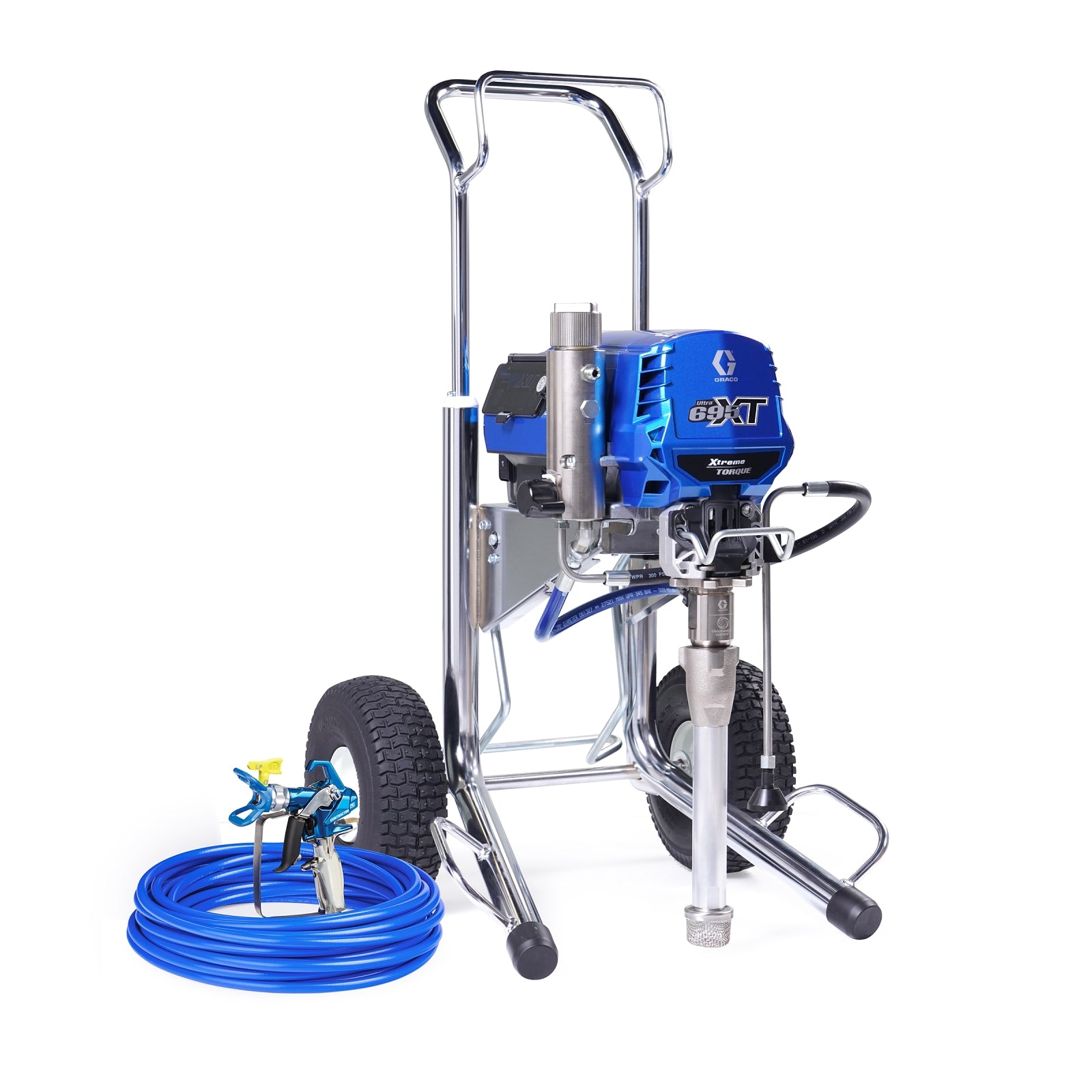 GRACO Ultra 695 XT Standard Series Electric Airless Sprayer, Hi-Boy (Part No. 19F545)