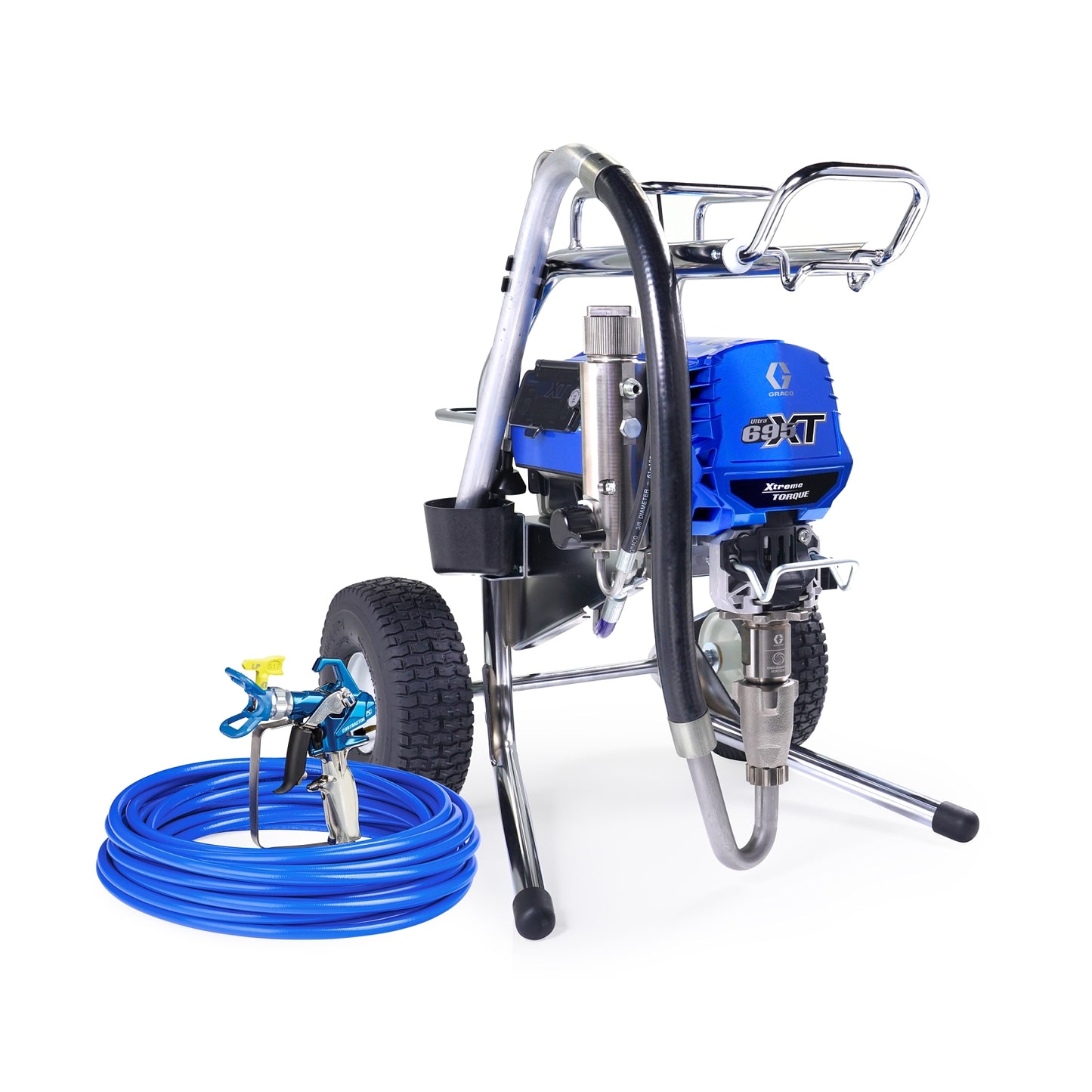 GRACO Ultra 695 XT Standard Series Electric Airless Sprayer, Lo-Boy (Part No. 19F553)