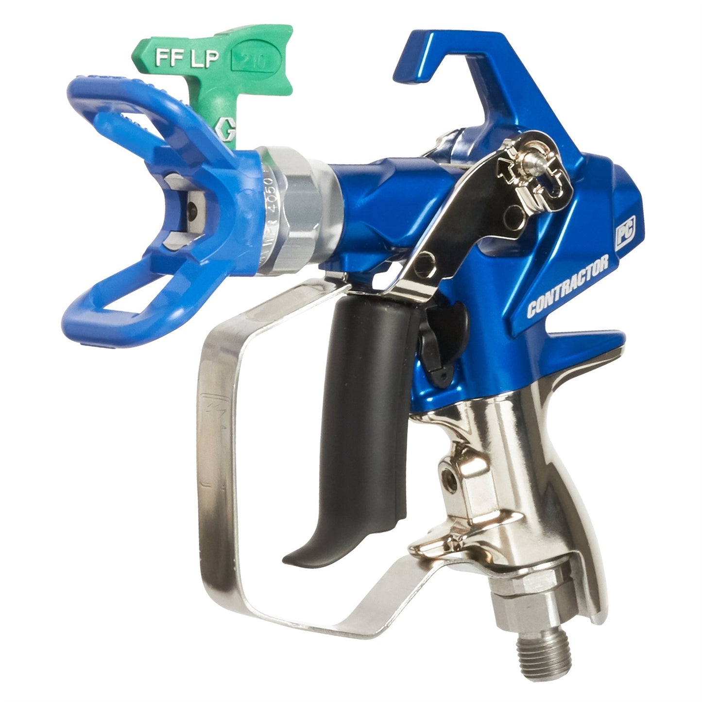 GRACO Contractor PC Compact Airless Spray Gun with RAC X FFLP 210 SwitchTip (Part No. 19Y443)
