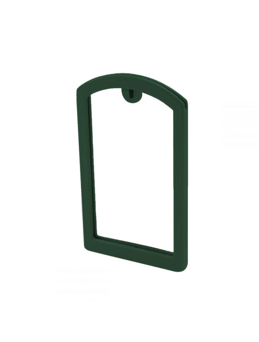 OilSafe® Label Pocket Frame – Label Safe – Dark Green (SKU: 200003)