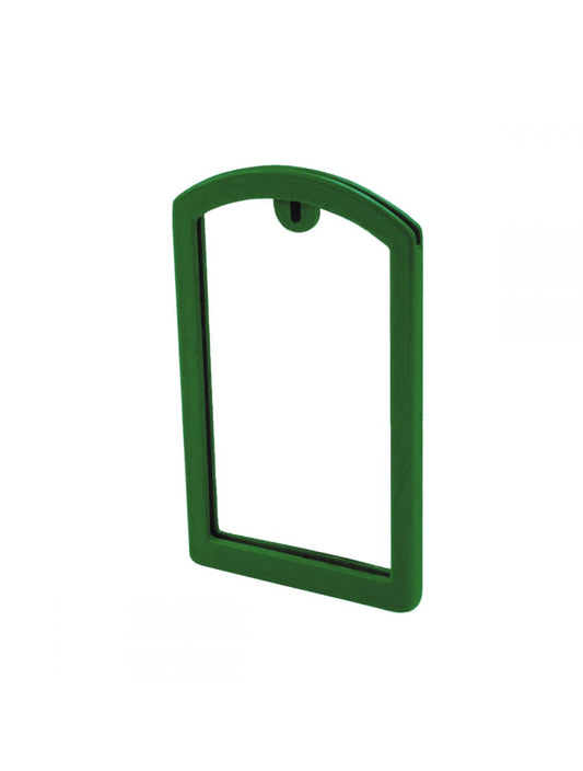 OilSafe® Label Pocket Frame – Label Safe – Mid Green (SKU: 200005)