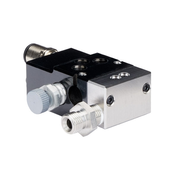 GRACO Stellair Auto Manifold, Side Fluid Inlet, with Inch Threads and Fan Adjustment Valve (Part No. 2000226)