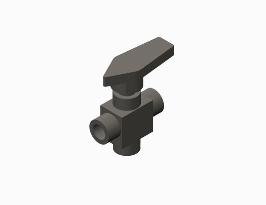 GRACO 3-Way Ball Valve, 1/4" NPT(F) (Part No. 20263-00)