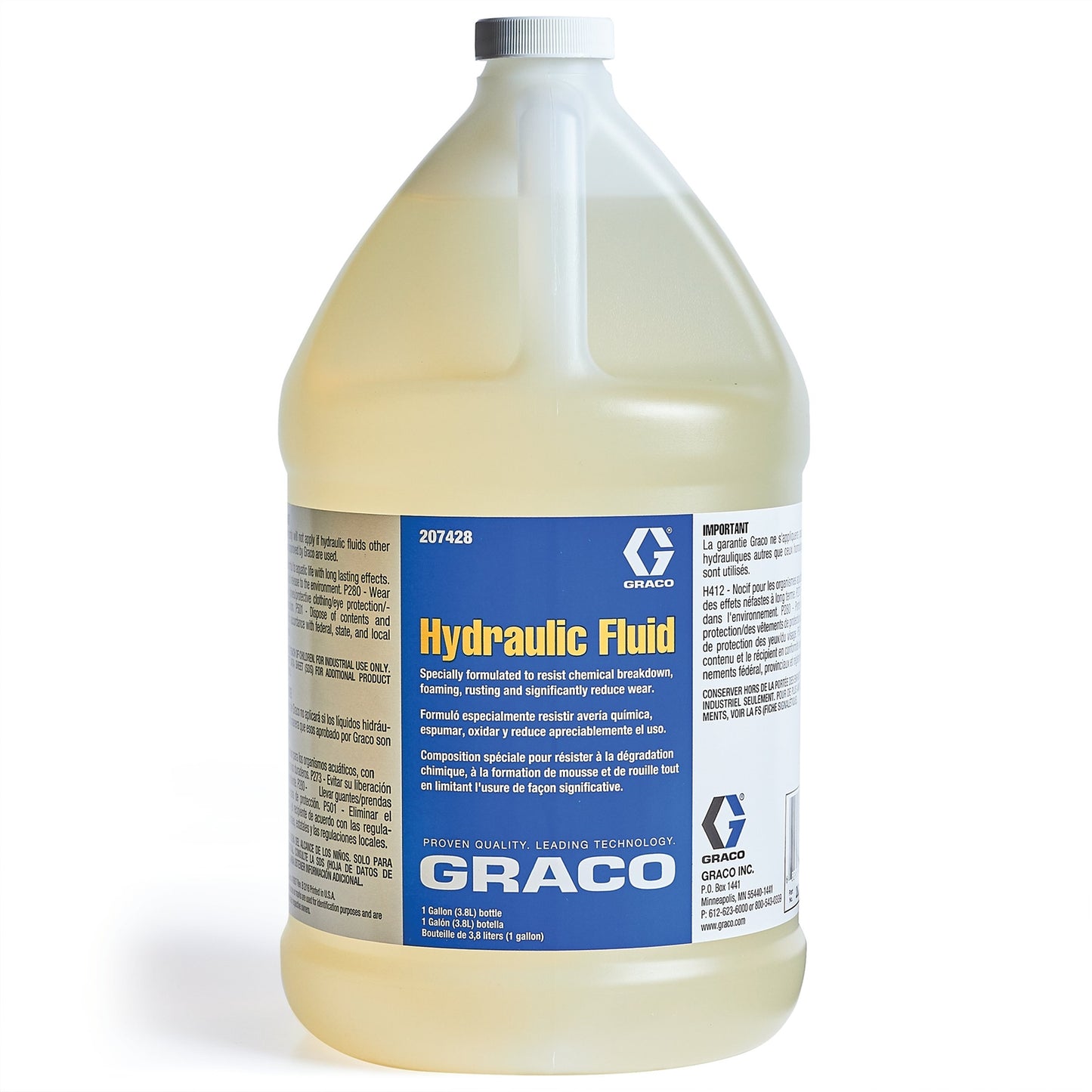 GRACO Hydraulic Fluid, 1 gal (Part No. 207428)