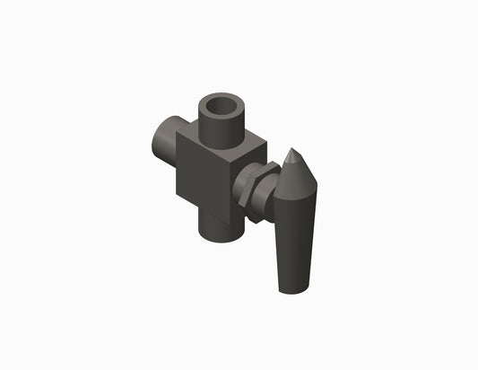 GRACO Ball Valve, 3-Way, 1/8" NPTF SST (Part No. 20810-00)