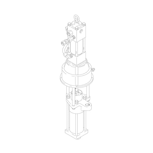 GRACO Viscount II Hydraulic Pump with Severe-Duty Displacement Pump for Solventborne/Waterborne Applications (Part No. 210313)