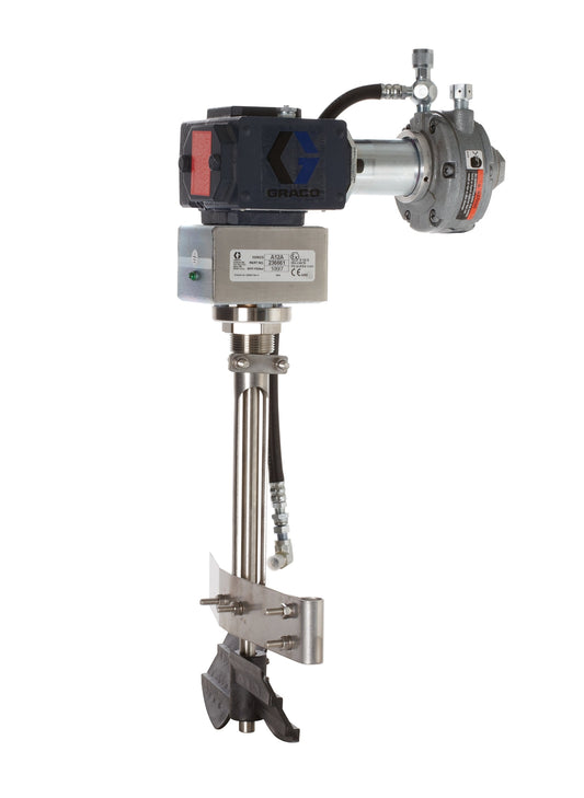 GRACO 5 Gallon (18 L) Heavy Duty Pressure Tank Agitator, Air Driven, 1/2 HP, 15 inches (38 cm) in Length, Gear Reduced (Part No. 236661)