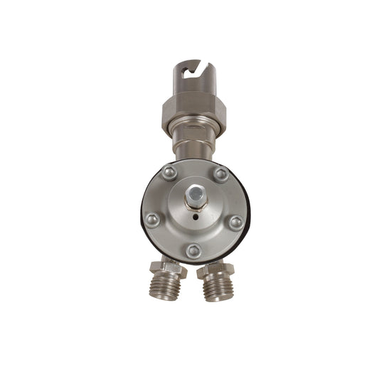GRACO Gun Mounted Fluid Regulator, 3/8 Twistlock Inlet/Outlet, 200 Max Inbound Fluid PSI (14 Bar), SST Wetted Parts (Part No. 223621)