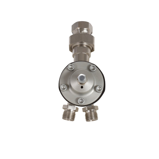 GRACO Gun Mounted Fluid Regulator, 3/8 NPSM(F) Inlet/Outlet, 200 Max Inbound PSI (14 Bar), SST Wetted Parts (Part No. 223622)