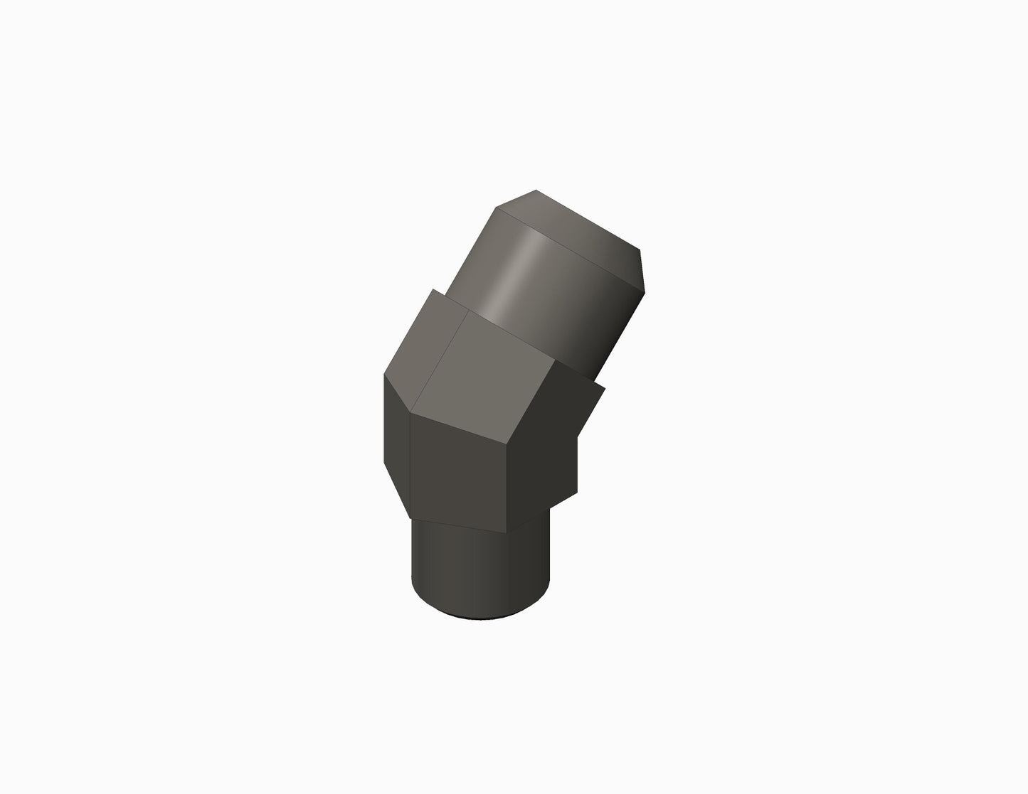 GRACO Elbow Fitting, 45°, JIC, 3/4" x 1 5/16" S (Part No. 21433-01)