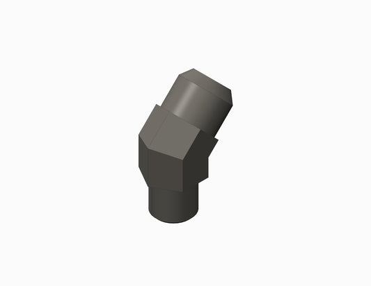 GRACO Elbow Fitting, 45°, JIC, 3/4" x 1 5/16" S (Part No. 21433-01)