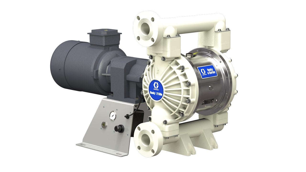 GRACO Husky 2150e 2 in. (51 mm) PP Electric Diaphragm Pump (Part No. 656098)