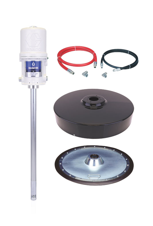GRACO Fire-Ball® 425 Series 50:1 400 lb. (181 kg) Grease Pump - Stationary Supply Package (Part No. 225781)