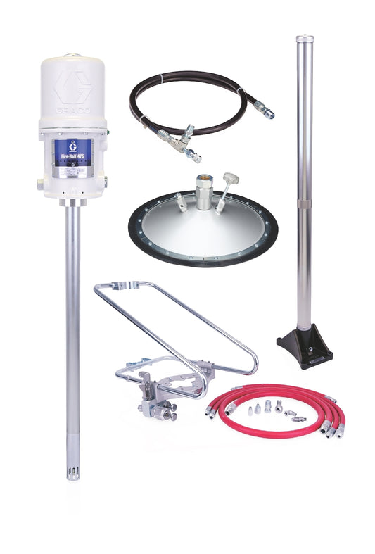 GRACO Fire-Ball® 425 Series 50:1 400 lb. (181 kg) Grease Pump - Stationary Supply Topper-Inductor Package (Part No. 226018)