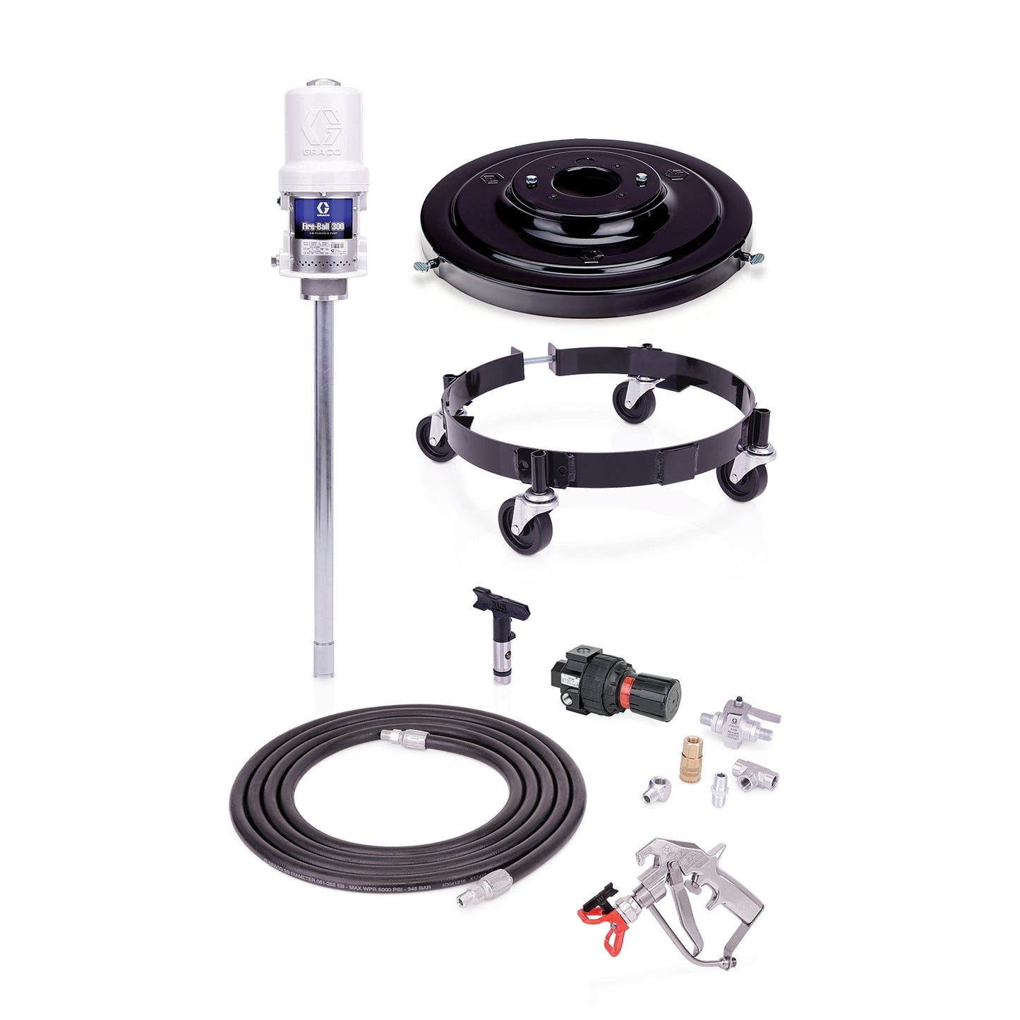 GRACO Fire-Ball 300 Series 15:1 Undercoating Pump Package (Part No. 226342)