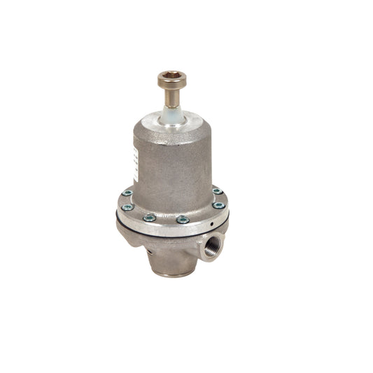 GRACO Low Back Pressure Fluid Regulator, 290 Max psi, 15-290 psi Range, 5.7 GPM, SST, Spring Type, 3/8 (f) x 3/8 (f), 1/8 in BSPP Port (Part No. 234261)