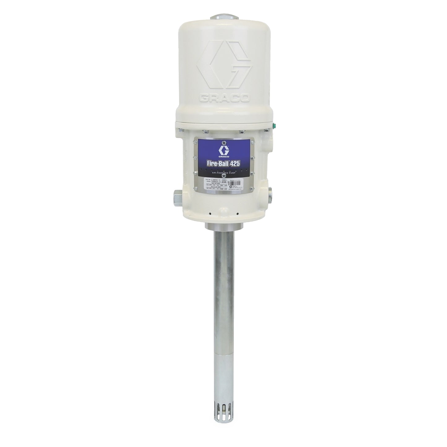 GRACO Fire-Ball® 425 Series 75:1 35 lb (16 kg) Container Pail Length Grease Pump (Part No. 239731)