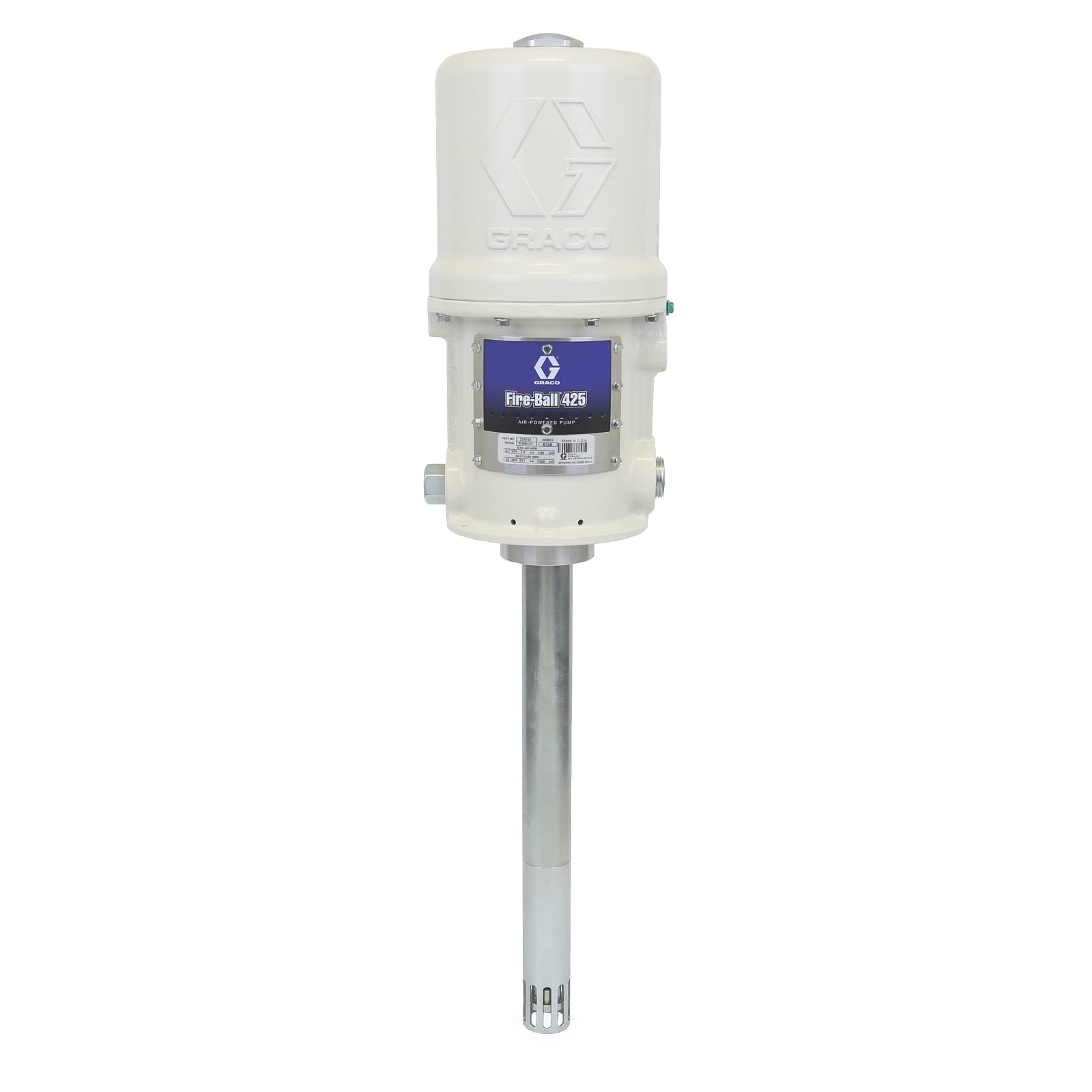 GRACO Fire-Ball® 425 Series 75:1 35 lb (16 kg) Container Pail Length Grease Pump (Part No. 239731)