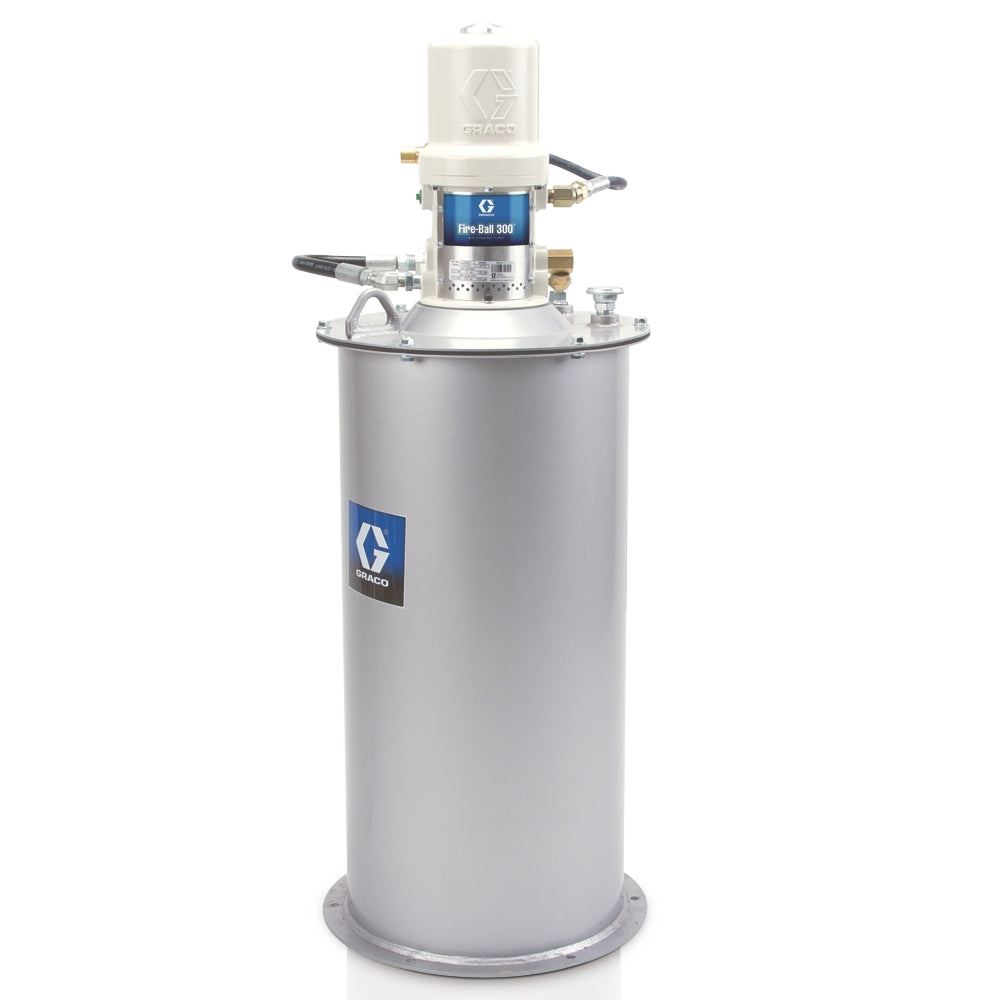 GRACO Fire-Ball® 300 50:1 Pump Module, 90 lb (41 kg) Reservoir, Vent Valve (Part No. 241573)