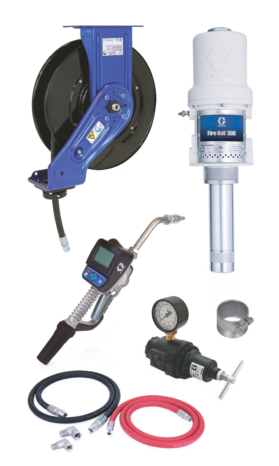 GRACO Fire-Ball® 300 Series 5:1 Bulk Oil Dispensing Pump Package (55 Gallon/200 Liter Drum Size) (Part No. 241633)