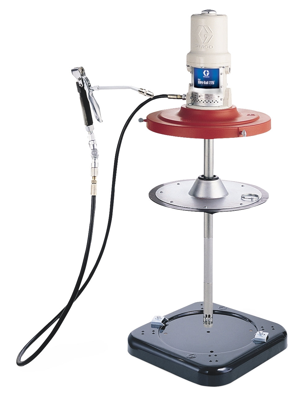 Graco 246915 Mini Fireball 225 50:1 120 Lb. Grease Pump - Portable Package Caster Base Innoflo Solutions