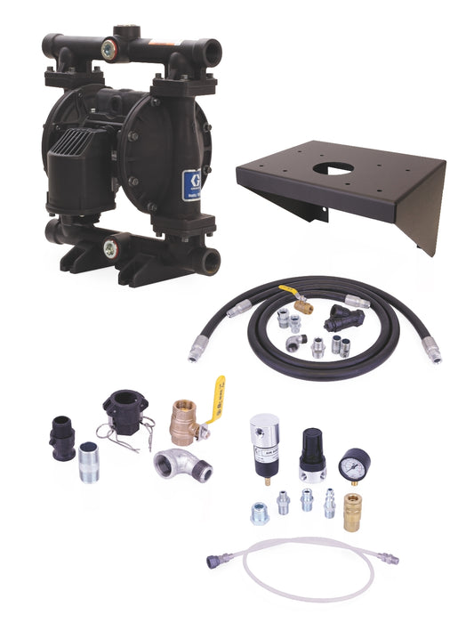GRACO 2.4E+167 Evacuation Pump Package - Husky 1050A (1 in) UL-Listed, Wall Mount (Part No. Not specified)