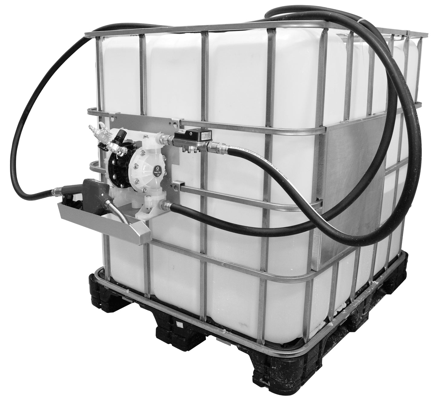GRACO DEF Deluxe SD Blue Pump Tote Package with 6 ft Suction Hose and Automatic Nozzle (Part No. 24F531)